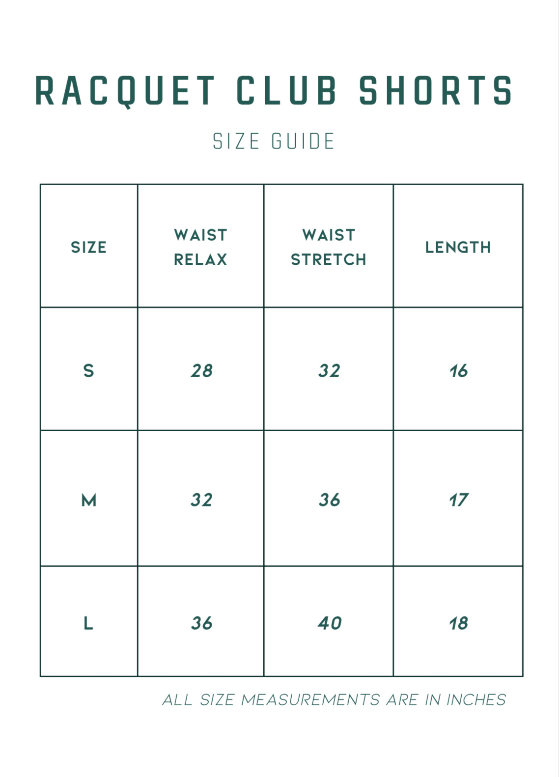 Racquet Club Shorts